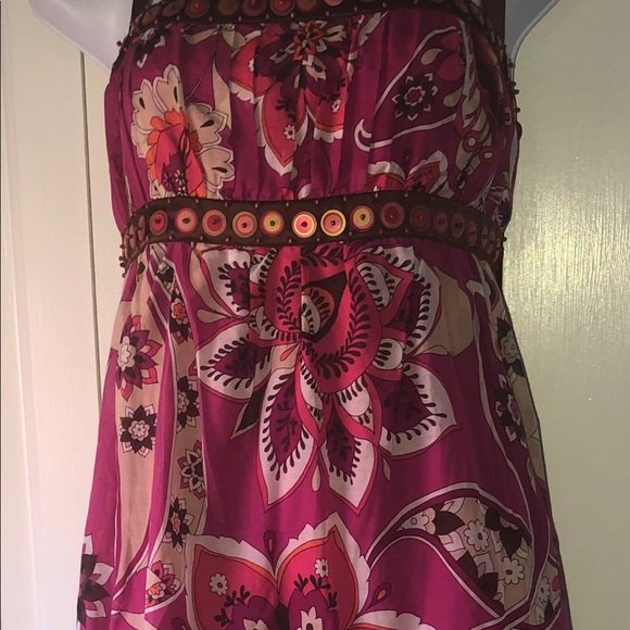 bebe Dresses & Skirts - DESIGNED BY BEBE REAL SILK DRESS!!!!!!! NWT